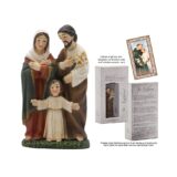 Holy Family Statue With Prayer Card