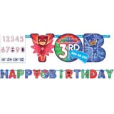 PJ Masks Birthday Banner