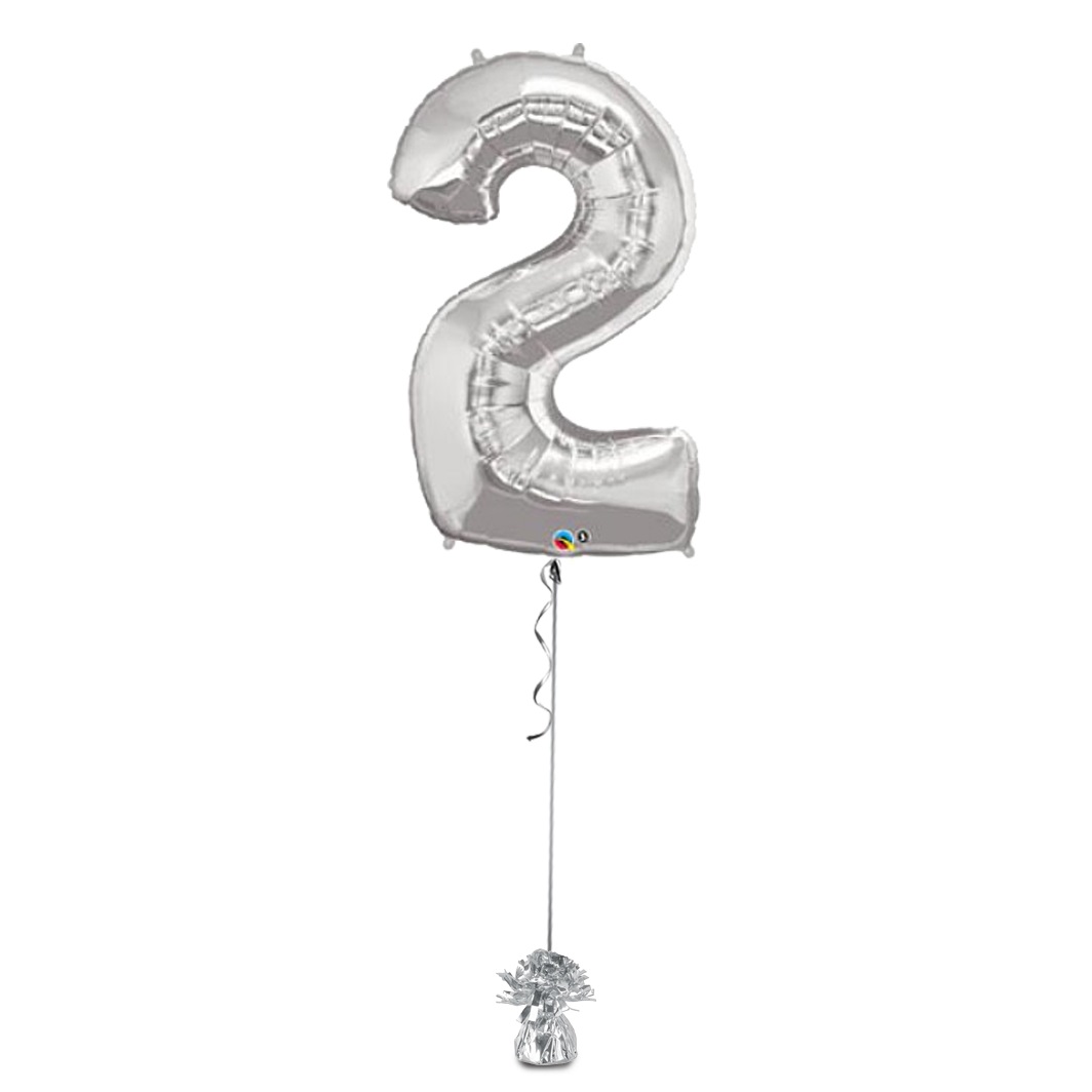 Megaloon 2 Balloon – Silver