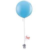 3ft Baby Blue Balloon