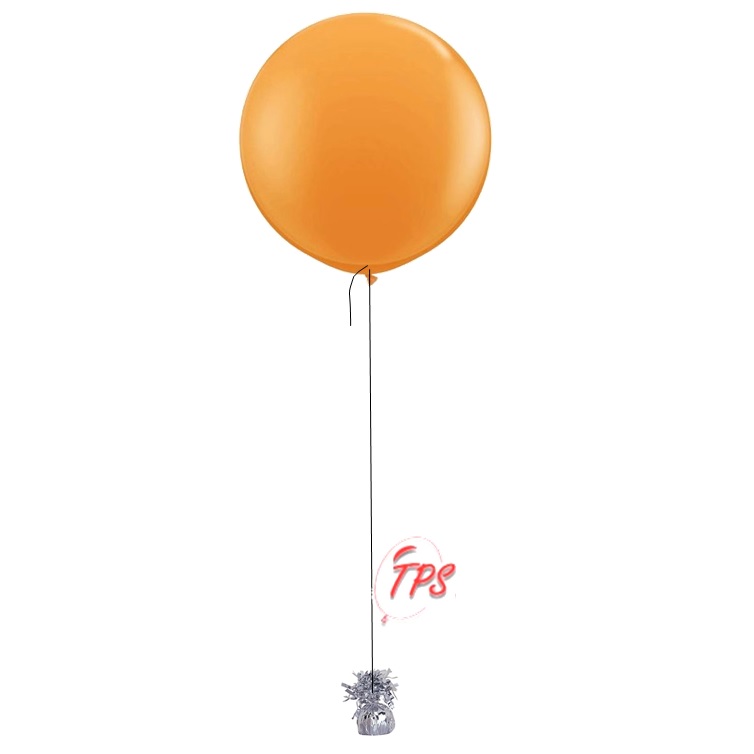 3ft Orange Balloon