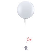 3ft White Balloon