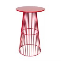 Red Wire Cocktail Table Hire