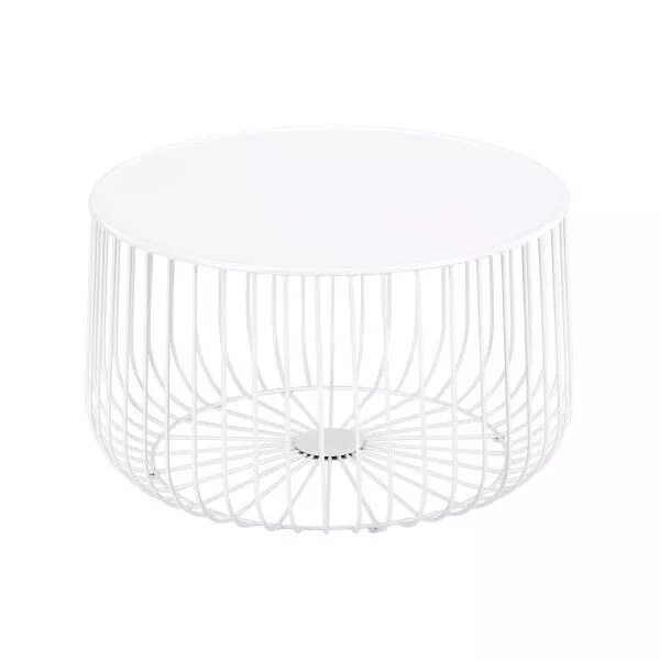 White Wire Coffee Table Hire