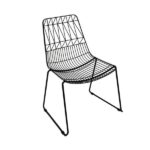 Black Wire Chair - Black Arrow Chair Hire