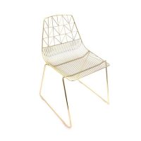 Gold Wire Chair - Gold Arrow Chair Hire
