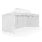 Pop Up Marquee 3mx6m - Walls on 3 sides