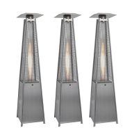 Pyramid Flame Heater Hire x 3
