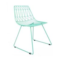 Turquoise Blue Wire Chair - Arrow Chair Hire