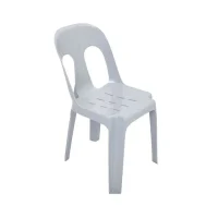 White Plastic Pipee Chair Hire