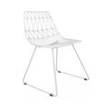 White Wire Chair - White Arrow Chair Hire