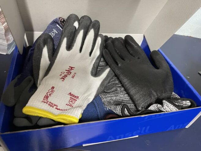 Ansell hyflex work gloves