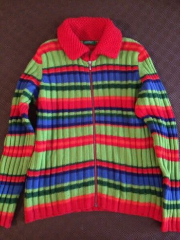 Benetton Girls Striped Cardigan