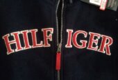 Boys Blue Tommy Hilfiger Zip Jumper