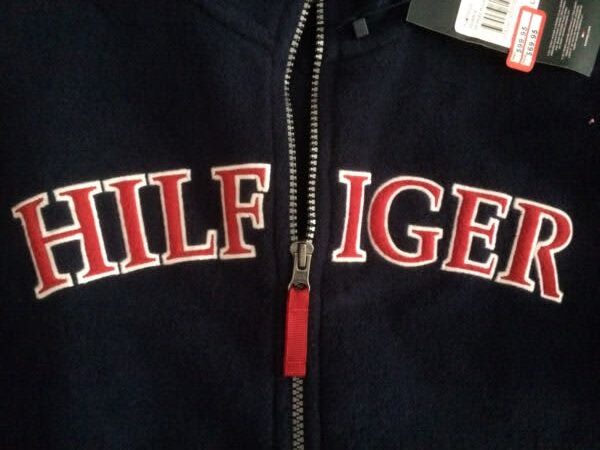 Boys Blue Tommy Hilfiger Zip Jumper