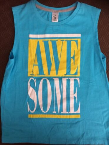 Boys Blue Singlet ‘awesome’