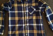 Boys Blue & Yellow Check Shirt