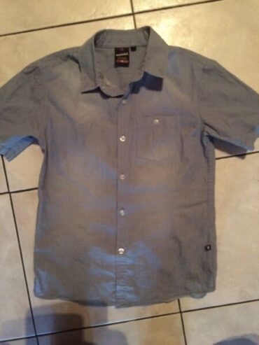 Boys Denim Look Blue Shirt