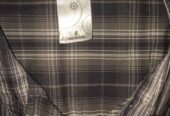 Boys Grey Check Shirt