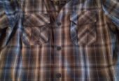 Boys Grey Check Shirt