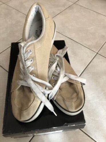 Polo Ralph Lauren Boys Cream Canvas Shoes