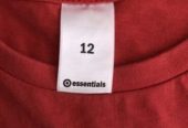 Boys Essentials Red tshirt