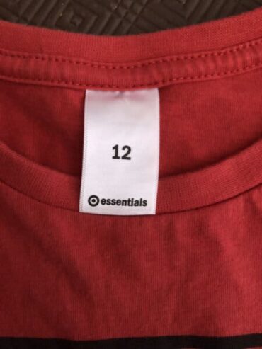 Boys Essentials Red tshirt