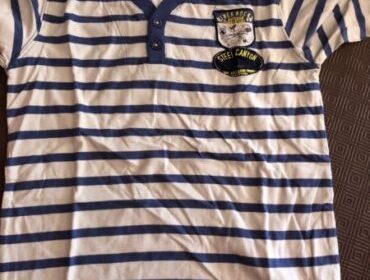 Boys Striped TShirt Pumpkin Patch