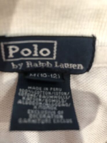 Boys Ralph Lauren Polo White Top