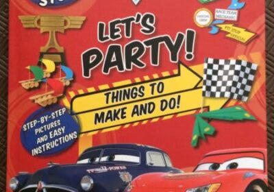 Disney Cars Lets Party Book