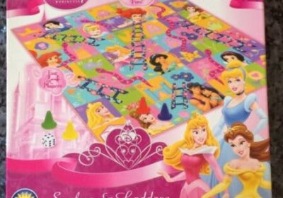 Disney Princess Snakes & Ladders Board Game