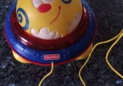 Pull Toy with Rubber Ball