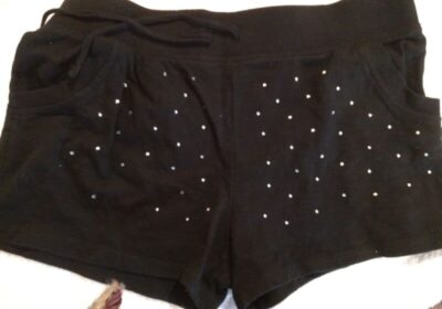 Girls Black Shorts