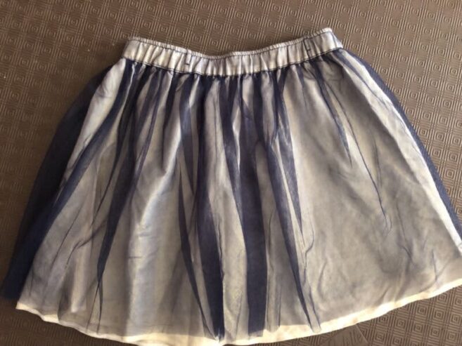 Girls Skirt Blue/Gold