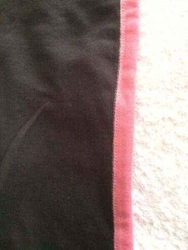 Girls Brown and Pink Converse Trackpants