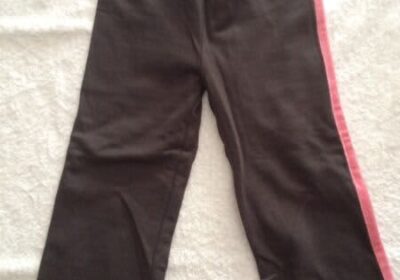 Girls Brown and Pink Converse Trackpants
