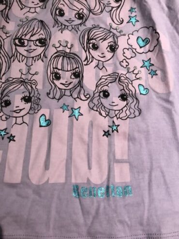 Girls Lavender Benetton TShirt