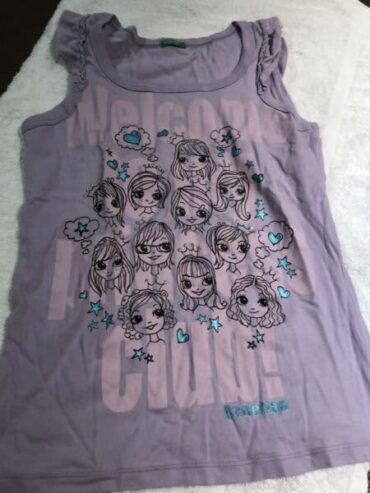 Girls Lavender Benetton TShirt