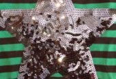 Girls Star Sparkle Top