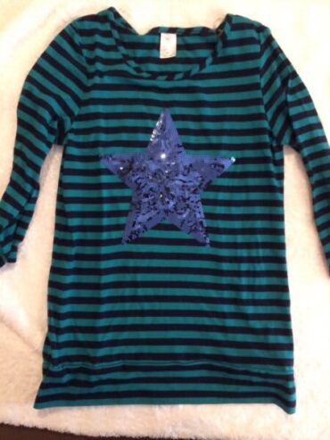 Girls Star Sparkle Top