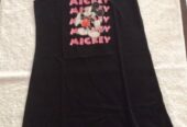 Ladies Mickey Mouse Black Summer Nightie