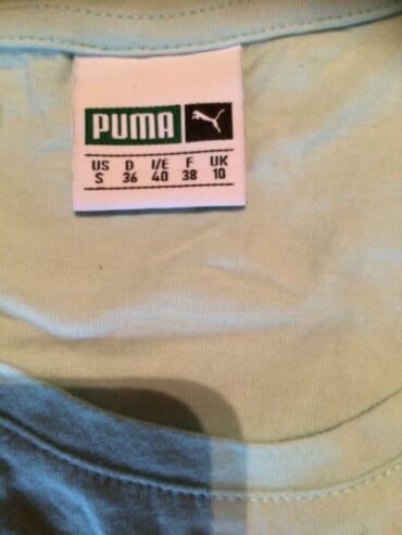 Ladies Puma T-Shirt Light Green