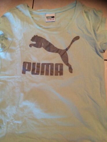 Ladies Puma T-Shirt Light Green