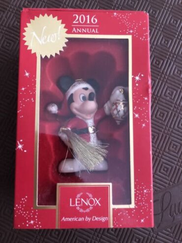 Lenox 2016 Mickey Mouse Christmas Ornament