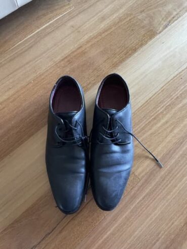 Men’s Windsor smith leather black shoes