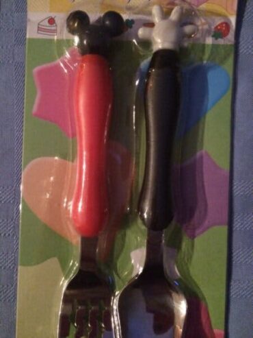 Mickey Mouse Spoon & Fork Set