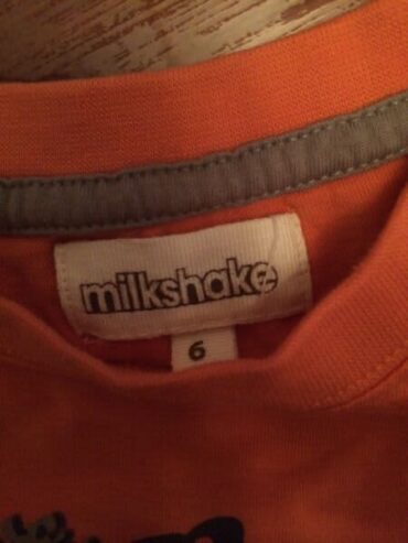 Milkshake Boys Top Orange