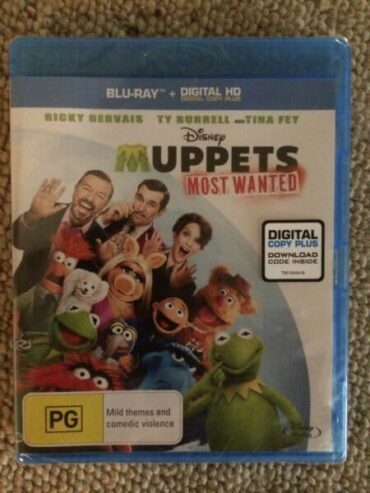 Muppets Most Wanted DVD Blue Ray