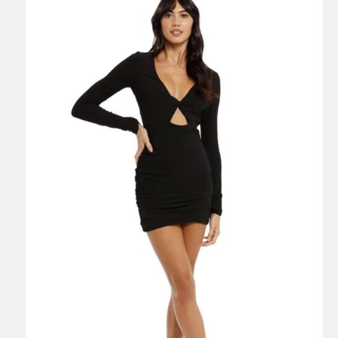 Bec & Bridge black mini dress