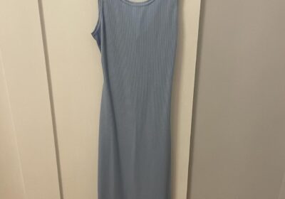 Blue Reversible Long Dress